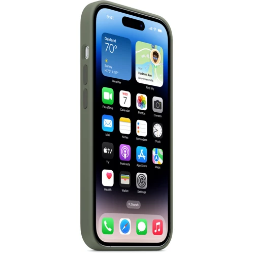 Чехол для iPhone Apple Silicone Case with MagSafe Olive (MQUH3) for iPhone 14 Pro фото 5