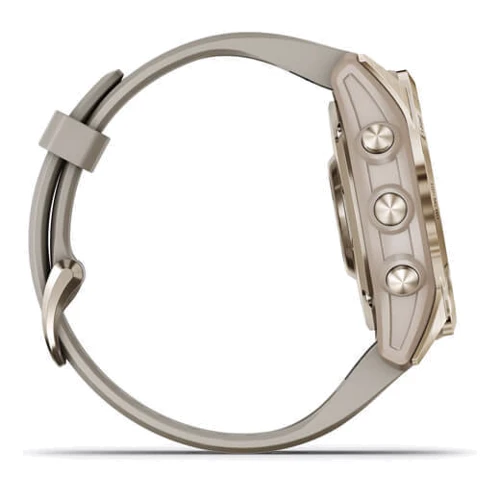 Смарт-годинник Garmin Fenix 7S Sapphire Solar Cream Gold Titanium with Light Sand Band (010-02539-21): Інтерфейси підключення Bluetooth , Wi-Fi , ANT +