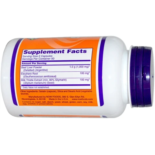 NOW Foods Liver Caps 100 caps: Форма випуску капсули