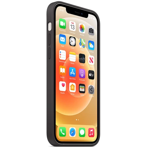 Чохол для iPhone Apple Silicone Case with MagSafe Black (MHL73) for iPhone 12 / iPhone 12 Pro фото 9
