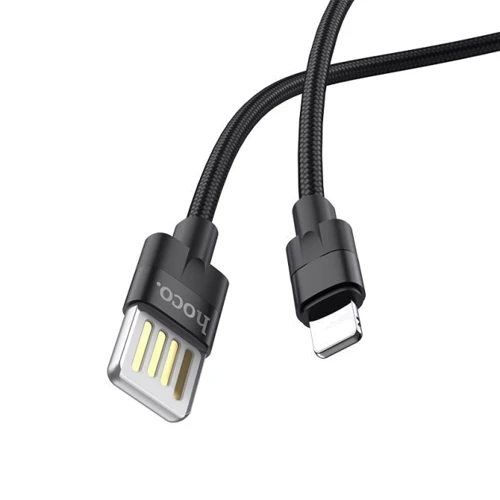 Кабель Hoco USB Cable to Lightning U55 2.4A 1m Black