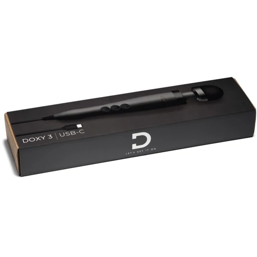 Вибромассажер DOXY 3 USB-C Massager Matte Black