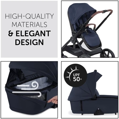 Универсальная коляска 2 в 1 Hauck Walk N Care Dark Navy Blue (16545-4): Возможность установки люльки опция