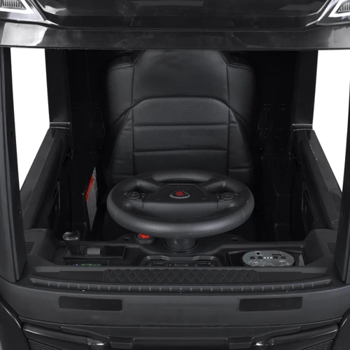 Дитячий електромобіль Bambi Racer Вантажівка чорна (M 6062EBLR-2)