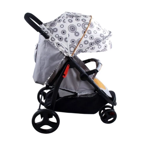 Візок BabyHit Trinity - Beige circles: Кількість блоків один