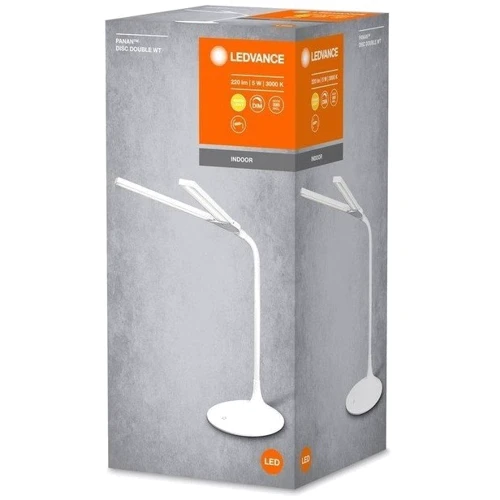 Лампа настольная светодиодная Ledvance Panan Disc Double LED 5Вт 3000К: Назначение Для офиса