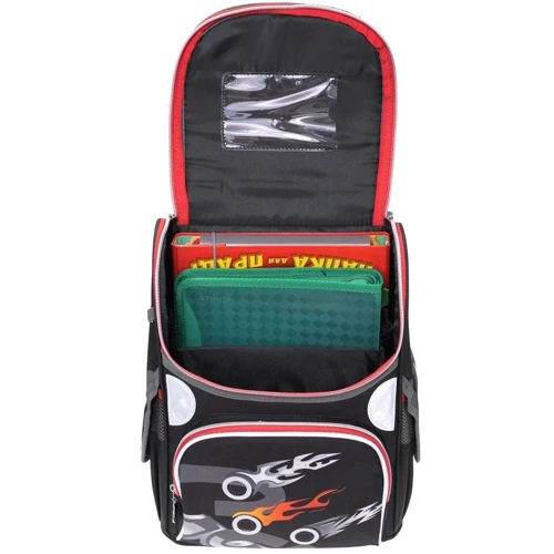 Ранец RAINBOW 9-510 Hotrod, 34x26x13см: Корпус рюкзака Каркасный