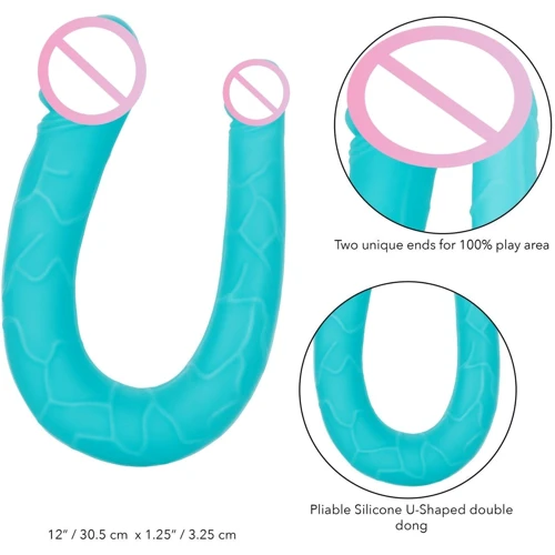 Двухсторонний фаллоимитатор California Exotic Novelties Silicone Double Dong AC/DC