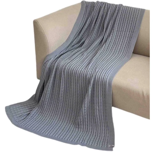 Плед Прованс Exclusive Nature світло сірий 140х180 см (026679)