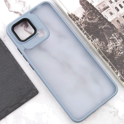 Аксессуар для смартфона Epik TPU+PC Lyon Frosted Case Sierra Blue for Xiaomi Redmi 10C: Материал TPU (термополиуретан) и поликарбонат