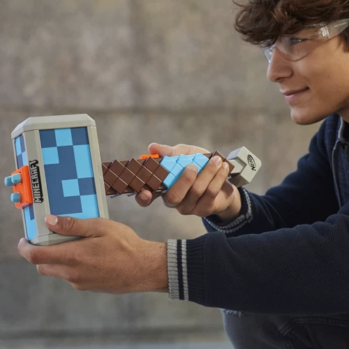 Бластер Hasbro Nerf Майнкрафт молот Штормландер (F4416) фото 5