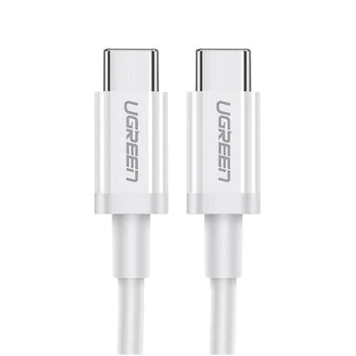 Кабель Ugreen Cable USB-C to USB-C US264 18W ABS Cover 1.5m White (60519): Тип USB-C - USB-C