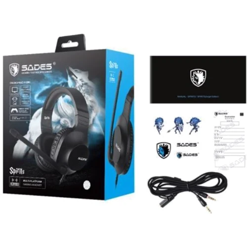 Наушники Sades SA-721 Spirits Black (sa721bkj) фото 9