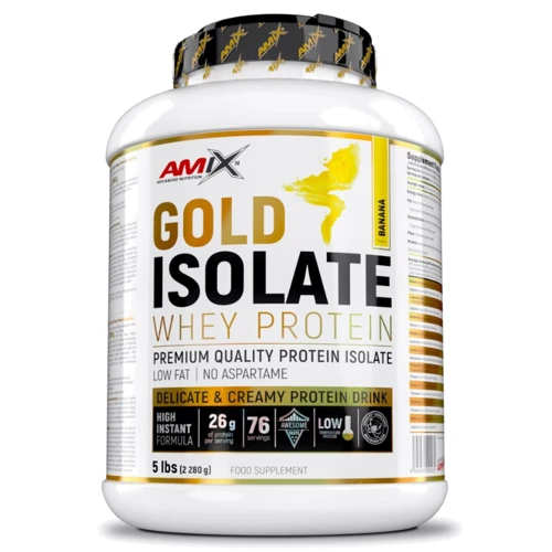 Протеин Amix Gold Whey Protein Isolate 2280 g / 76 servings / Banana