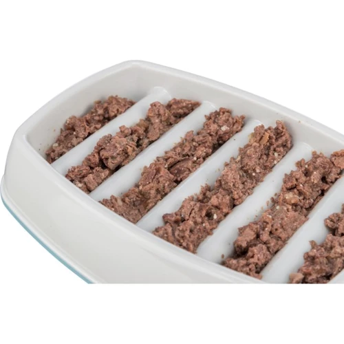 Миска для котов Trixie для медленного кормления 0.25 л 21x14 см серая (4047974251928): Объем 0.25 л