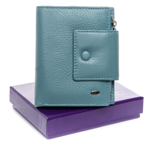 Женский кошелек Dr. Bond голубой (31545 light-blue)