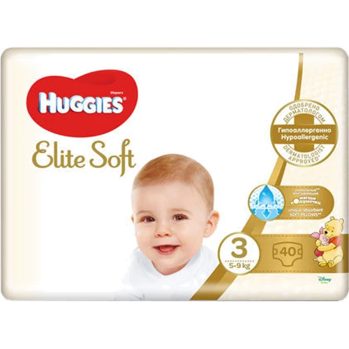 Подгузники Huggies Elit Soft 3 Jumbo 40 шт фото 8