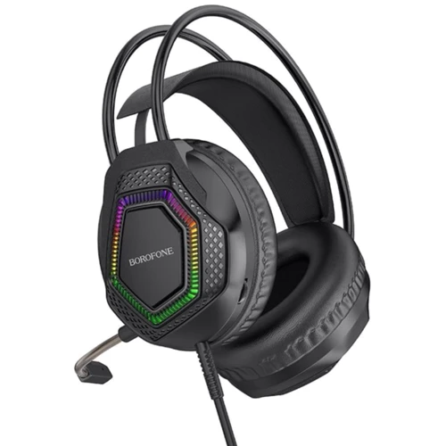 Наушники Borofone BO105 Thunder Black: Тип крепления оголовные
