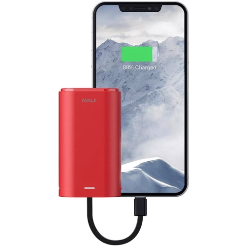 Внешний аккумулятор iWALK Power Bank Link Me 9000mAh Lightning Red (DBL10000L): Количество USB 1
