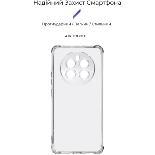 Чохол для телефона Armorstandart Air Force Camera cover Transparent for Realme 12+ (ARM74756): Сумісність Realme 12+