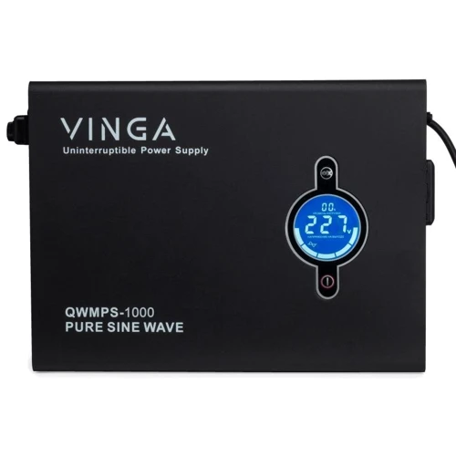 Vinga QWMPS-1000 1000VA LCD (QWMPS-1000): Форма выходного напряжения Правильная (чистая)