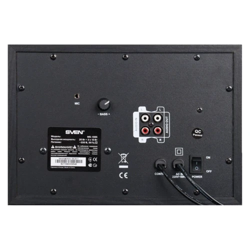 Акустична система SVEN MS-1085 black: Формат акустики 2.1