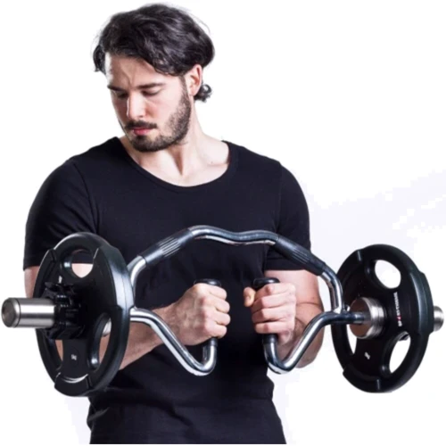 Hop-Sport Bi-Tri-Trap York Fitness олимпийский 86 см (50 мм) с резиновыми рукоятками
