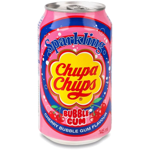 Напиток газированный Chupa Chups Cherry Bubble Gum 345 ml: Вид Сокосодержащие напитки