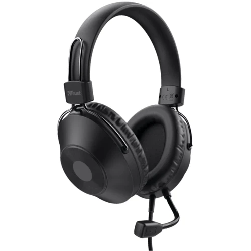 Наушники Trust Ozo Headset Eco Black (24589): Дополнительно регулятор громкости