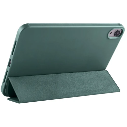 Аксессуар для iPad BeCover TPU Case Book Dark Green for iPad Mini 7 2024 (712429): Особенности режим автопробуждения/сна, трансформируется в подставку, Удобно держать в руке, Стильный дизайн