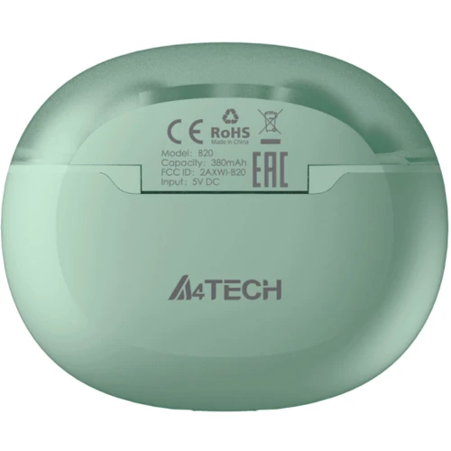 Навушники A4Tech B20 Mint Green: Діапазон частот (Гц) 20-20000