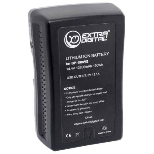 Extradigital для Sony BP - 190WS, Li - ion, 14.8V, 13200 mAh