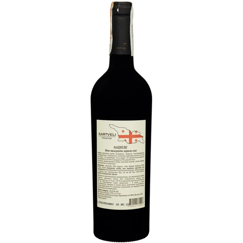 Вино Kartveli Premium Nazhuri красное сухое 0.75 л (FSH_4860111731226): Страна производитель Грузия