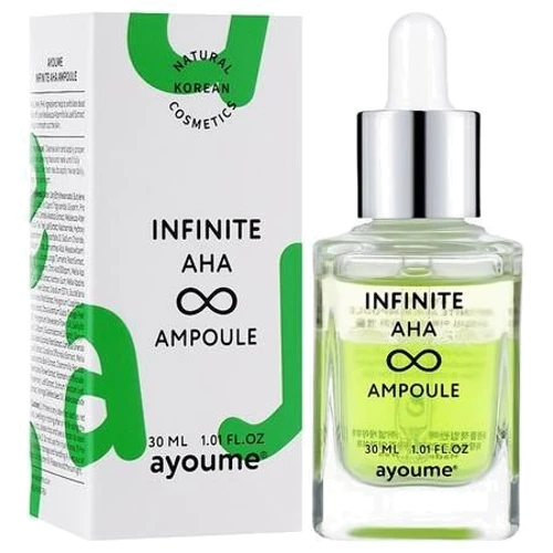 Ayoume Infinite AHA Ampoule Сыворотка для лица с фруктовыми кислотами 30 ml: Время применения Универсальный
