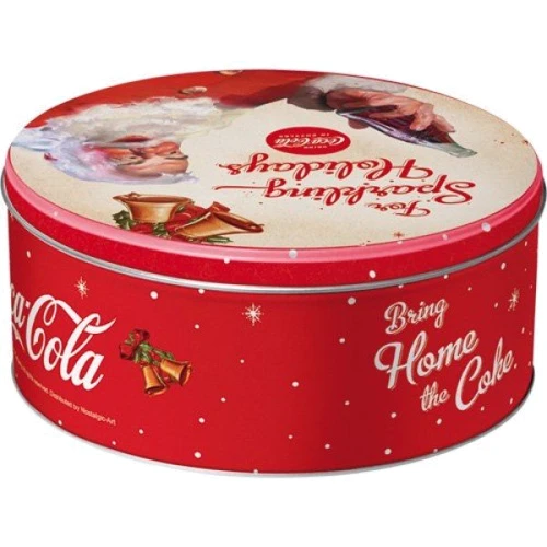 Полезное в доме Коробка для хранения Nostalgic Art Round L Coca-Cola - For Sparkling (30607)