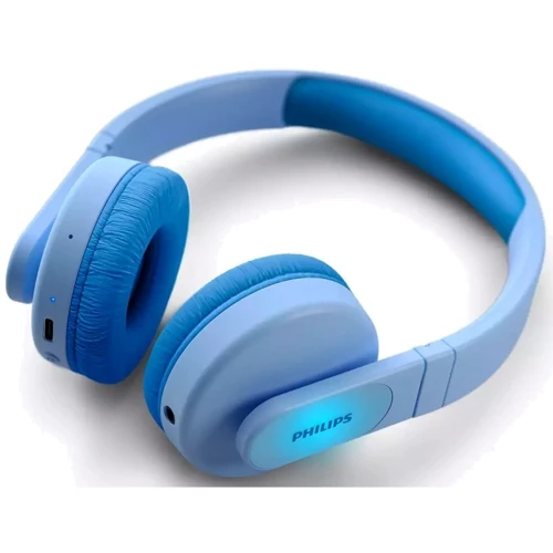 Наушники Philips Kids TAK4206 Wireless Mic Blue: Тип излучателя динамический