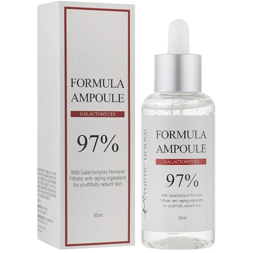 Esthetic House Formula Ampoule Galactomyces Сыворотка для лица с ферментированными дрожжевыми грибами 80 ml