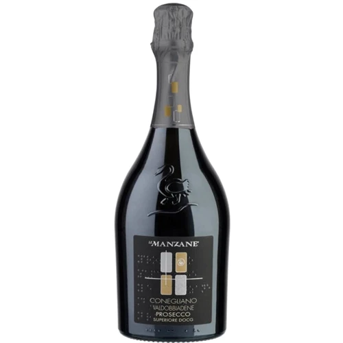 Вино игристое Le Manzane Conegliano Valdobbiadene Prosecco Superiore Docg Brut, белое брют, 0.75л 11.5% (MAR8033040890029)