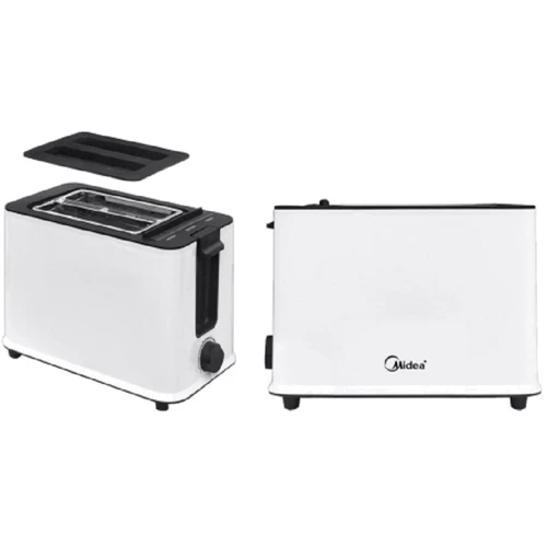 Тостер Midea MT-RP2L09WWH: Материал корпуса Пластик
