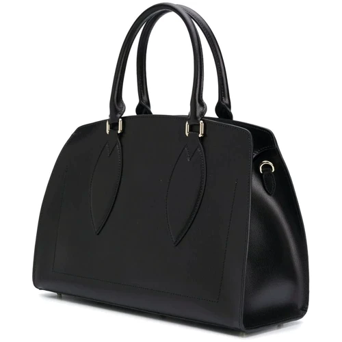 Женская сумка тоут Furla Doris M Tote черная (BASPFDRAAD000O6000): Фактура Матовая, Зернистая