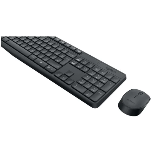 Комплект бездротовий Logitech MK235 USB 2.4 GHz Grey (920-007905): інтерфейс підключення Wireless