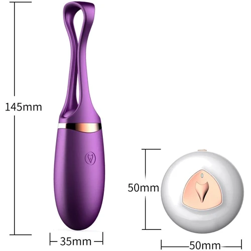 Виброяйцо с пультом ДУ - Vibrating Silicone Love EGG USB, BS6300002
