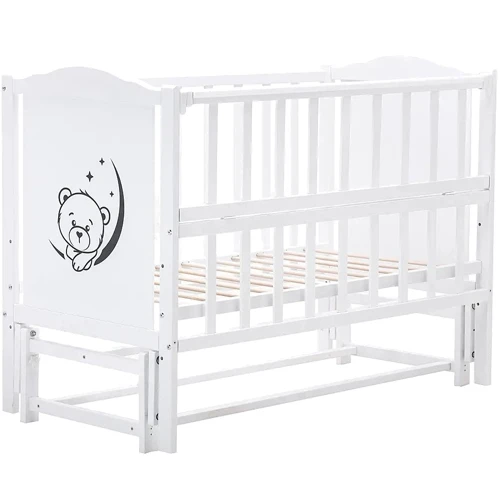 

Детская кроватка Babyroom Тедди T-02 белый (625850)