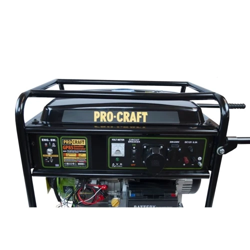 Генератор бензиновый Procraft GP85: Тип электростанции бензиновый