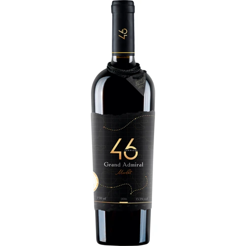 Вино 46 Parallel Grand Admiral Merlo сухое красное 0.75л (PRA4820233640127)