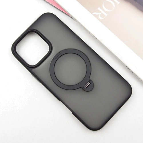 Чехол для iPhone Mobile Case Metal Buttons with MagSafe HQ Ring Black for iPhone 16 Pro Max: Тип аксессуара чехол