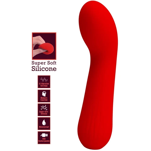 Вибратор для точки G LYBAILE Pretty Love Faun Red (BI-014724-2)