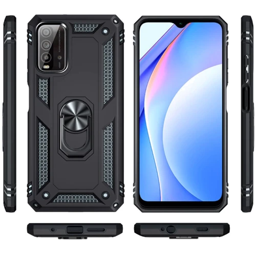 Аксессуар для смартфона BeCover Military Black for Xiaomi Redmi Note 9 4G / Redmi 9T / Redmi 9 Power / Poco M3 (706646)