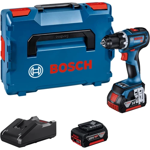 Аккумуляторная дрель-шуруповерт Bosch GSR 18V-90 C (2x5.0Ah, GAL 18V-40, L) (06019K6006)