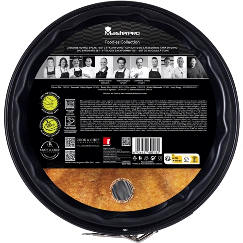 Набор форм для запекания MasterPro Foodies collection 2 предмета (BGMP-7345): Материал Сталь